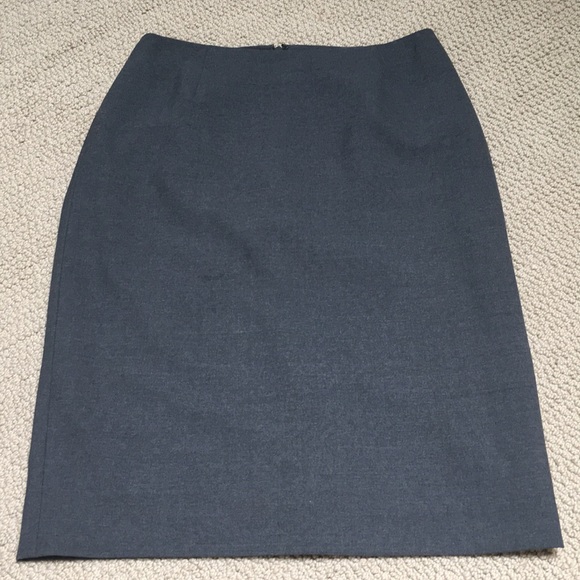 Brooks Brothers Gray Pencil Skirt - Picture 1 of 3